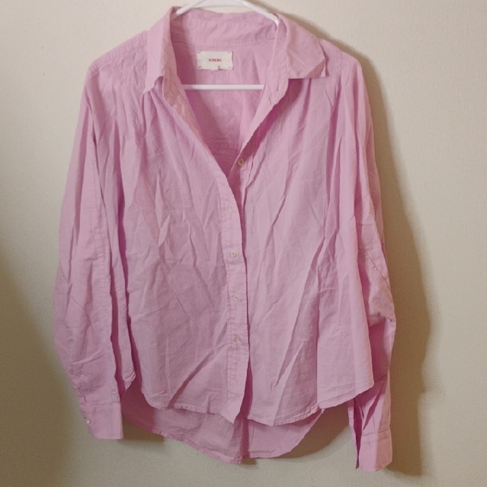 XiRENA Light Pink Button Down Shirt